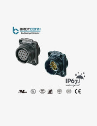 YM-20-IP67-12-PİN-SOKET