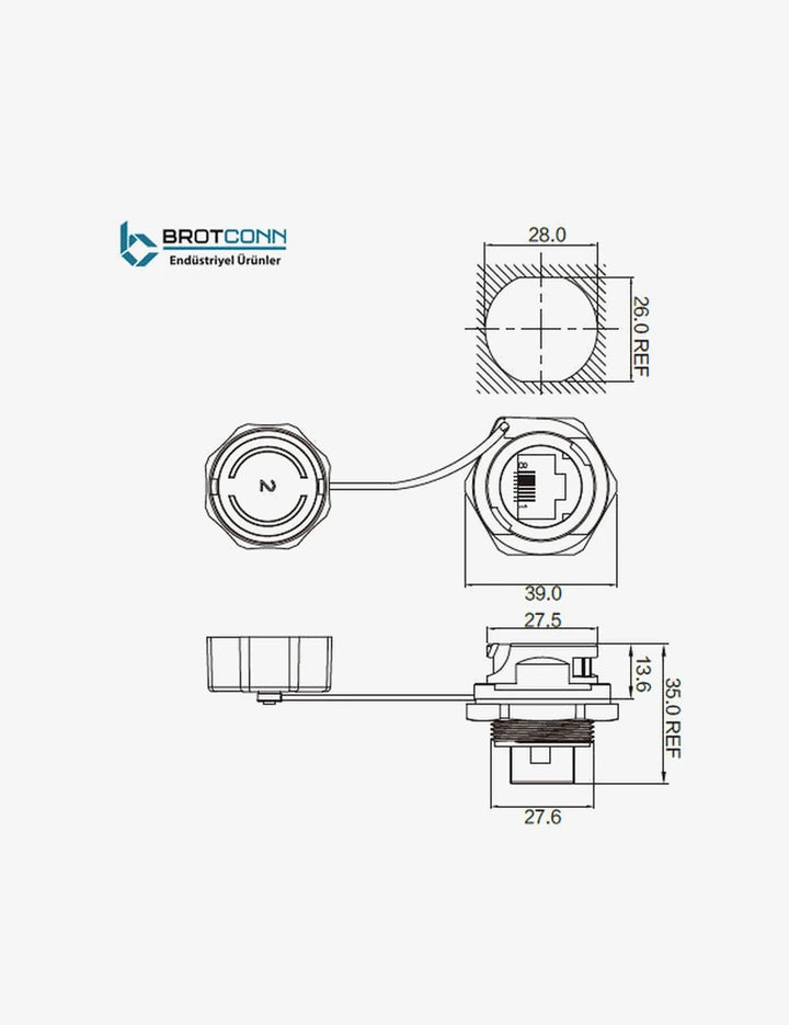 BRT-CONRJ45-2