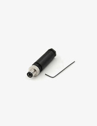 M0804MS M8 4-Pin Erkek Düz Soket – Brotconn Endüstriyel