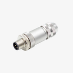 M1205MS-SH M12 5 Pin Düz Erkek Metal Soket | IP67 | Endüstriyel Konnektör | A-Coded