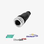 M1205FS-D M12 5 Pin Dişi Düz Konnektör (D-Coded) | Endüstriyel Ethernet Bağlantı Çözümü | IP67