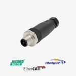 M1205MS-D M12 5 Pin Erkek Düz Konnektör (D-Coded) | Endüstriyel Ethernet Bağlantı Çözümü | IP67