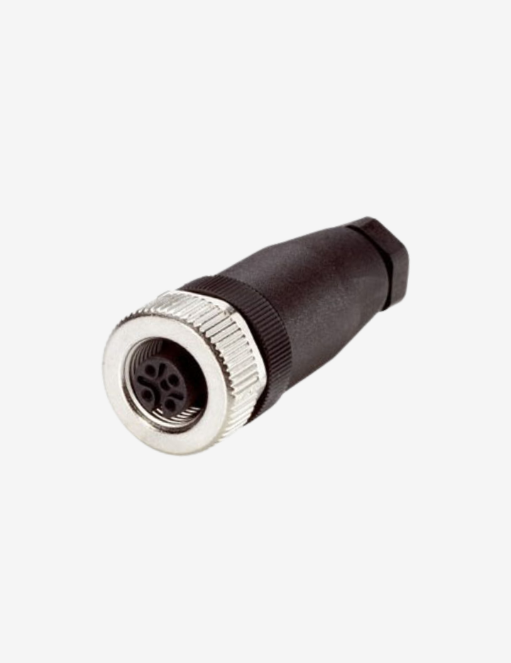 M1205FS M12 5-Pin Dişi Düz Soket