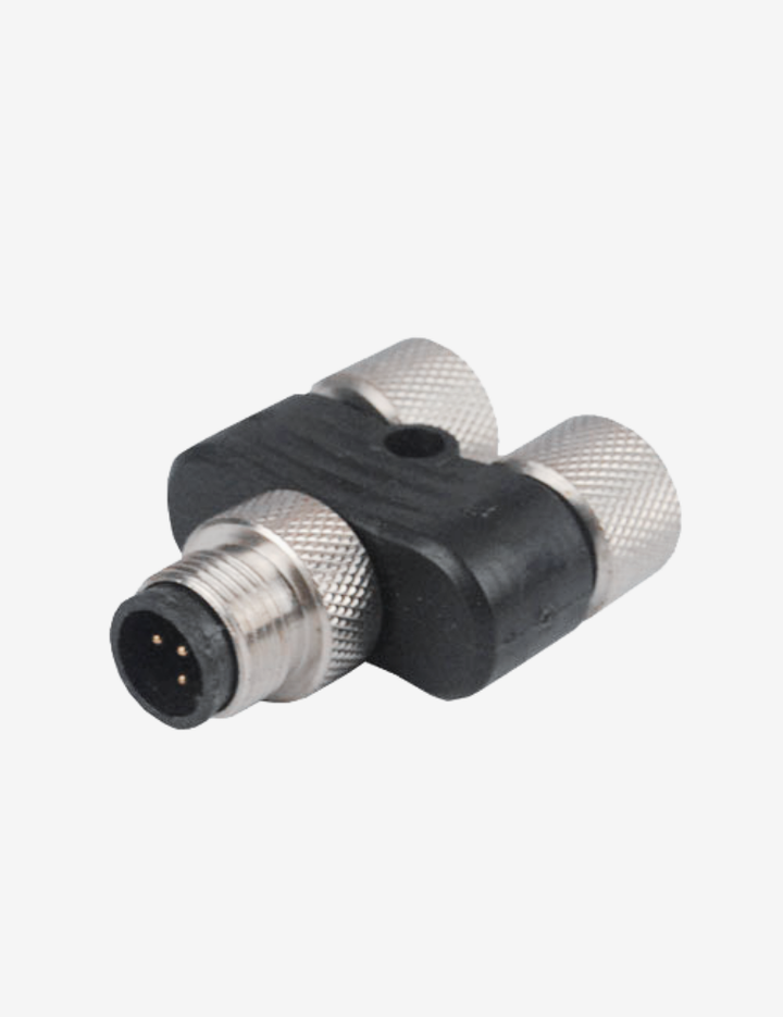 M12/2xM12 Y 1-1  T-Coupler